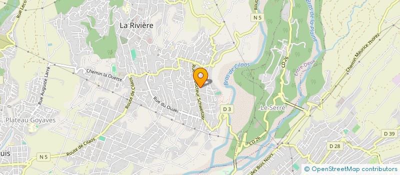localisation de l'entreprise MADAME LAETITIA PAYET à SAINT-LOUIS