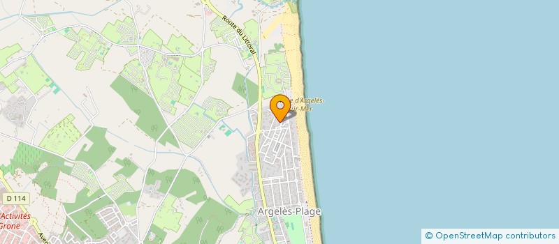 localisation de l'entreprise MADAME LAETITIA PAYRET  ARGELES-SUR-MER