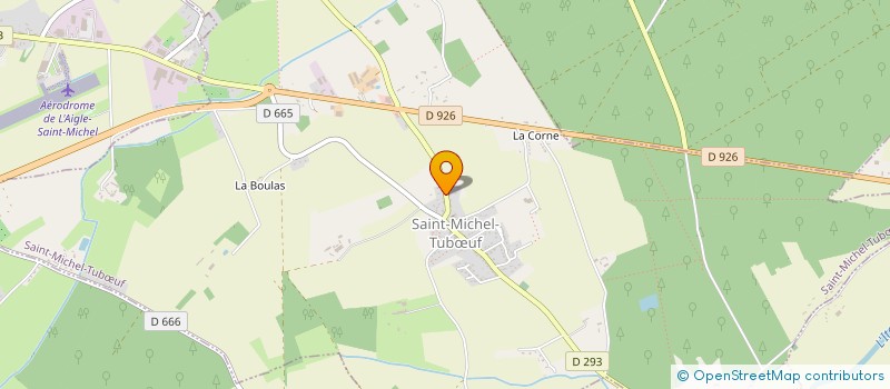 localisation de l'entreprise MADAME LAETITIA PELUAU à SAINT-MICHEL-TUBŒUF