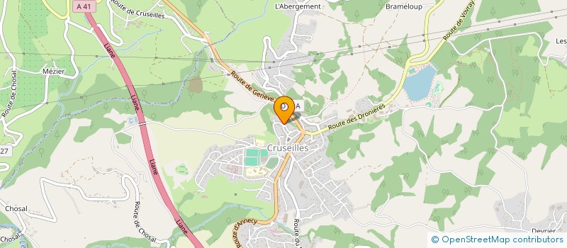 localisation de l'entreprise MADAME LAETITIA PENMELLEN  CRUSEILLES