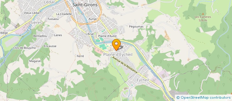 localisation de l'entreprise MADAME LAETITIA PERETTI à SAINT-GIRONS