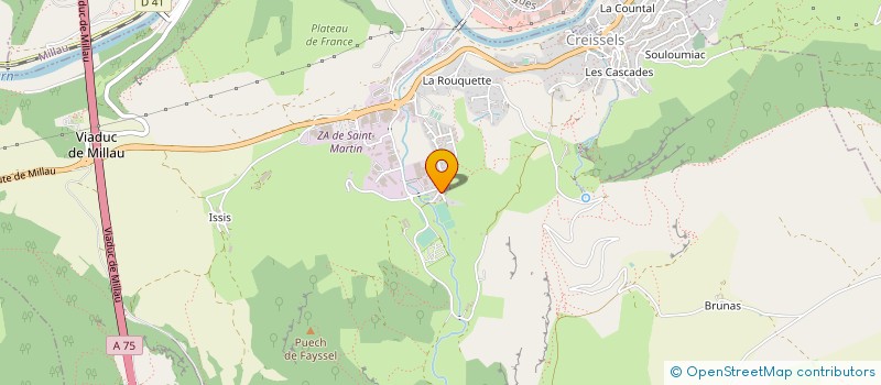 localisation de l'entreprise MADAME LAETITIA PEREZ à CREISSELS