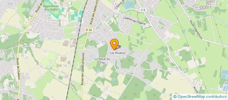 localisation de l'entreprise MADAME LAETITIA PEROCHAUD à CHALLANS