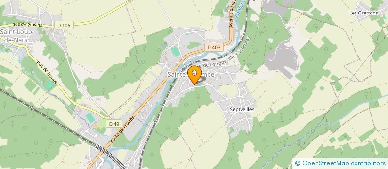 localisation de l'entreprise MADAME LAETITIA PEROTIN  SAINTE-COLOMBE