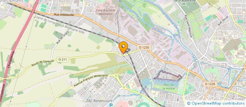 localisation de l'entreprise MADAME LAETITIA PERQUE  AMIENS