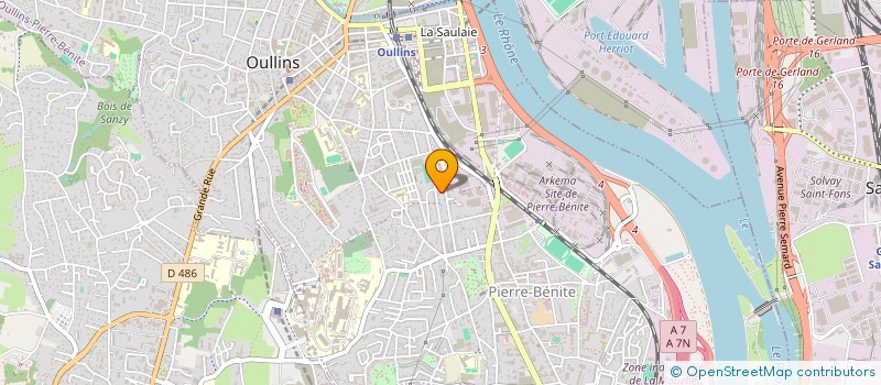 localisation de l'entreprise MADAME LAETITIA PERRICHON  OULLINS-PIERRE-BENITE