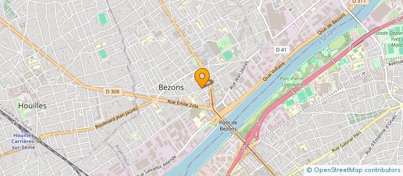 localisation de l'entreprise MADAME LAETITIA PERRIN à BEZONS