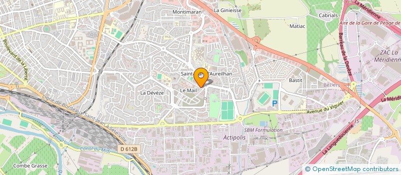 localisation de l'entreprise MADAME LAETITIA PERUMAL à BEZIERS