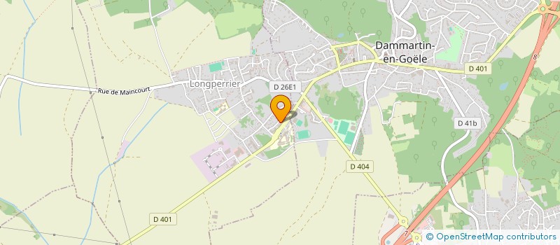 localisation de l'entreprise MADAME LAETITIA PESTANA  LONGPERRIER