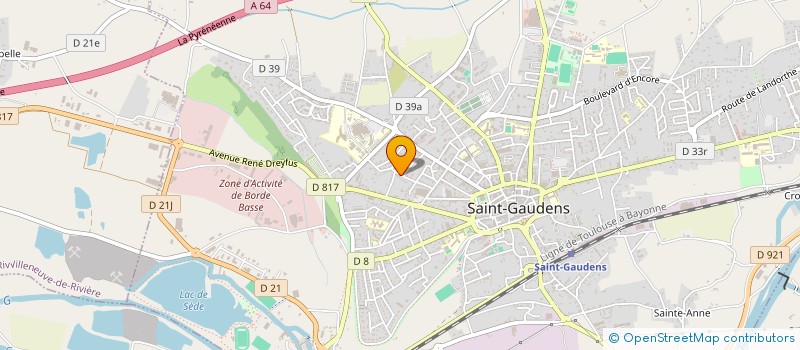 localisation de l'entreprise MADAME LAETITIA PETIT-ROUX  SAINT-GAUDENS