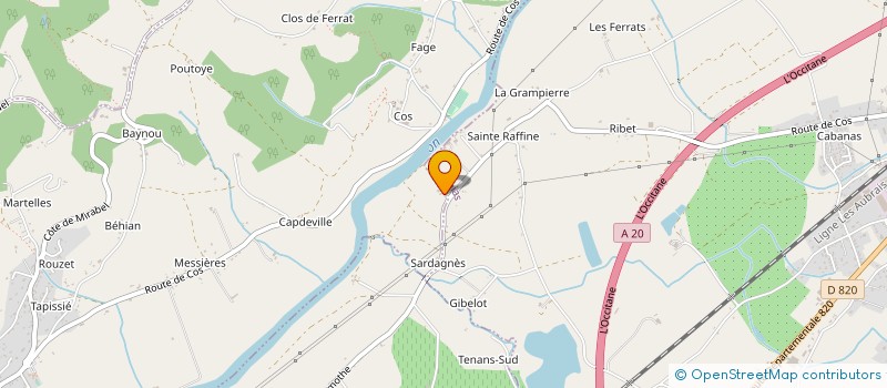 localisation de l'entreprise MADAME LAETITIA PETITEL à ALBIAS