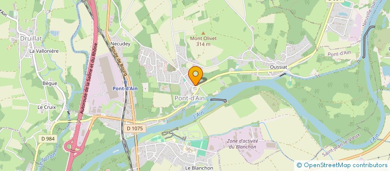 localisation de l'entreprise MADAME LAETITIA PFAENDER-LIAUDON  PONT-D'AIN