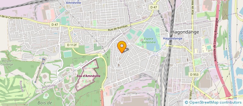 localisation de l'entreprise MADAME LAETITIA PFEIFFER  HAGONDANGE