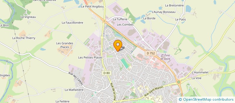 localisation de l'entreprise MADAME LAETITIA PFEILER à BEAUPREAU-EN-MAUGES