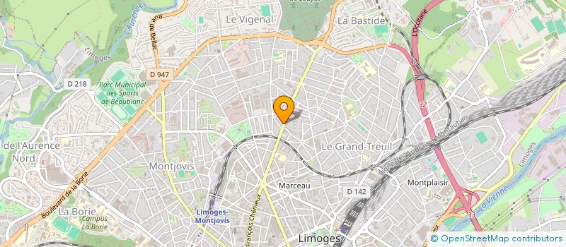 localisation de l'entreprise MADAME LAETITIA PHILIPPE à LIMOGES