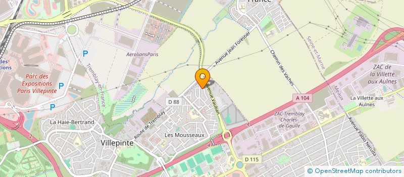localisation de l'entreprise MADAME LAETITIA PHOUMPAKKA à VILLEPINTE