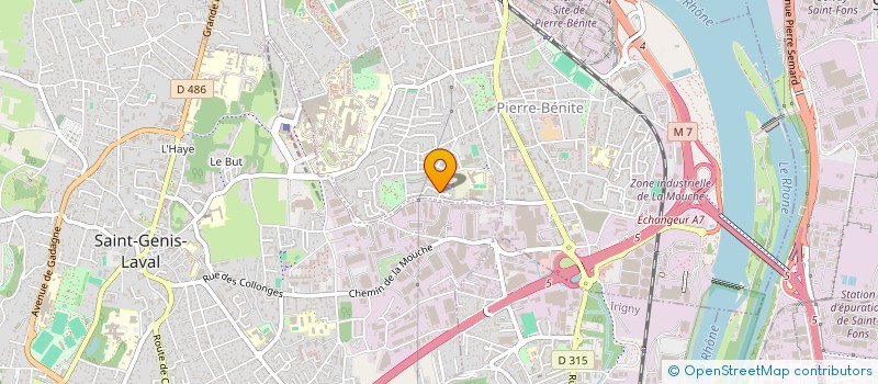 localisation de l'entreprise MADAME LAETITIA PICANDET  OULLINS-PIERRE-BENITE