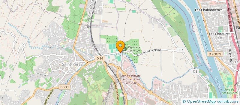 localisation de l'entreprise MADAME LAETITIA PICARD  SAINT-PERAY