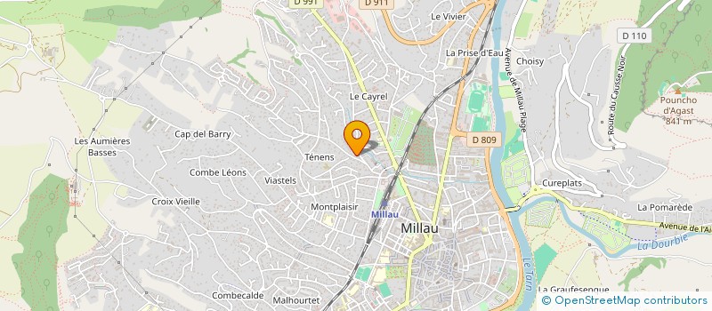 localisation de l'entreprise MADAME LAETITIA PIERRE - AUGUSTE à MILLAU