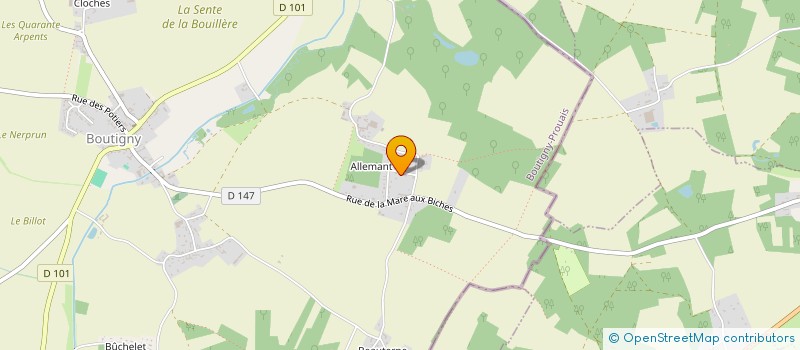 localisation de l'entreprise MADAME LAETITIA PIFFARD à BOUTIGNY-PROUAIS
