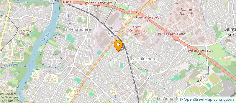 localisation de l'entreprise MADAME LAETITIA PIFFETEAU à NANTES