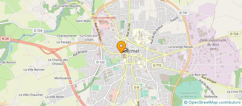 localisation de l'entreprise MADAME LAETITIA PILLAS  PLOERMEL