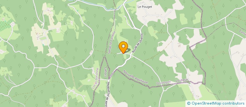 localisation de l'entreprise MADAME LAETITIA PINEDA  LOUBEJAC