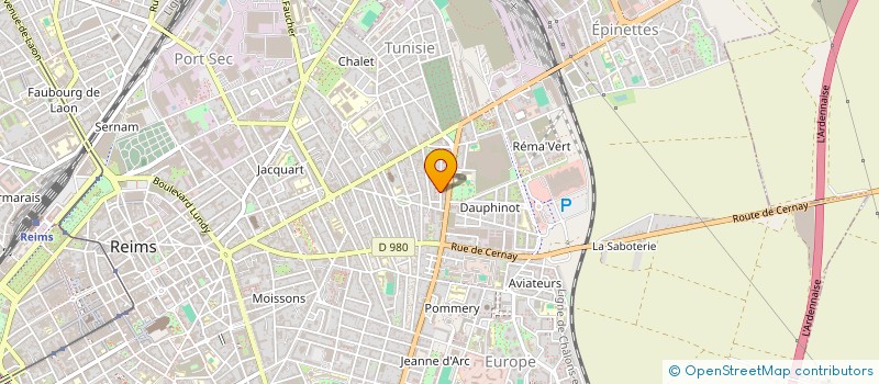 localisation de l'entreprise MADAME LAETITIA PINGUET  REIMS