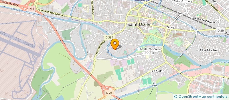 localisation de l'entreprise MADAME LAETITIA PINTAT à SAINT-DIZIER