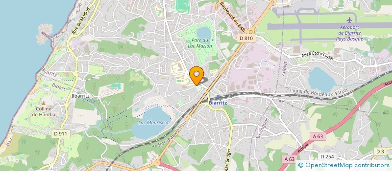 localisation de l'entreprise MADAME LAETITIA PINTO  BIARRITZ