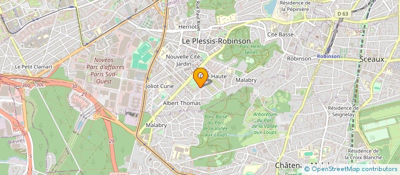 localisation de l'entreprise MADAME LAETITIA PINTO à LE PLESSIS-ROBINSON