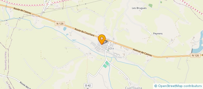 localisation de l'entreprise MADAME LAETITIA PIQUEMOLES  CUQ-TOULZA