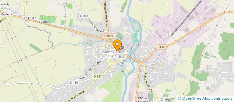 localisation de l'entreprise MADAME LAETITIA PIRIOU à SAINT-POURCAIN-SUR-SIOULE