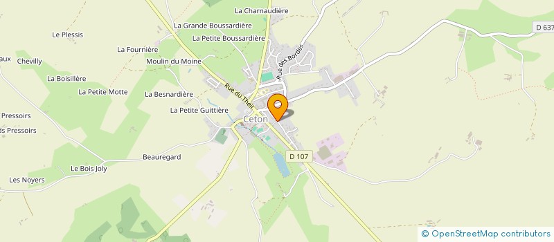 localisation de l'entreprise MADAME LAETITIA PLANAT à CETON