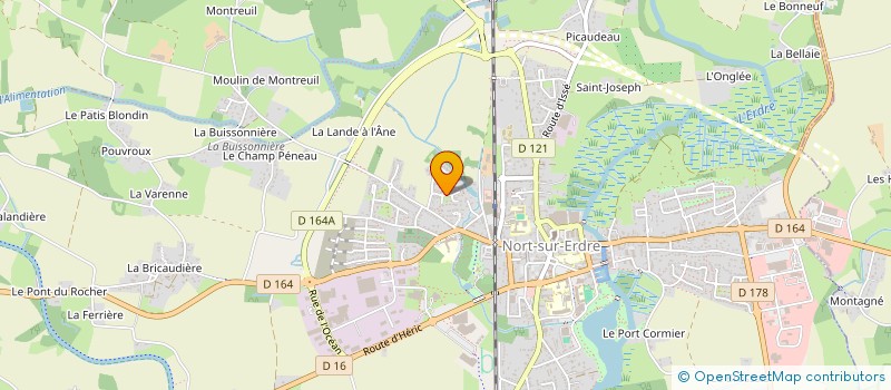 localisation de l'entreprise MADAME LAETITIA PLANQUE à NORT-SUR-ERDRE