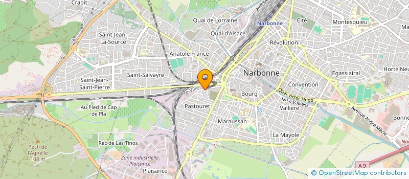 localisation de l'entreprise MADAME LAETITIA PLANQUE à NARBONNE
