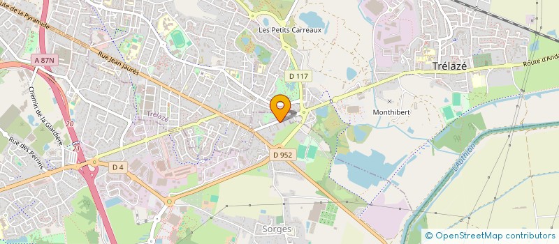 localisation de l'entreprise MADAME LAETITIA POCARD  LES PONTS-DE-CE