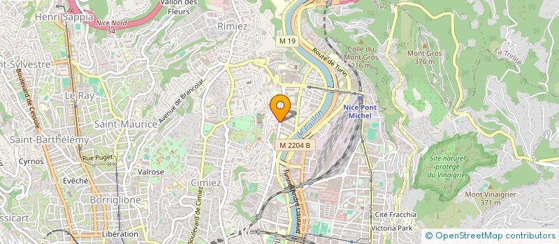 localisation de l'entreprise MADAME LAETITIA POETTO  NICE