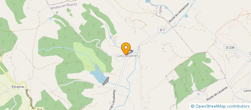 localisation de l'entreprise MADAME LAETITIA POINSOT  LENDOU-EN-QUERCY