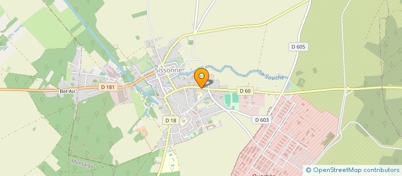 localisation de l'entreprise MADAME LAETITIA POLLET à SISSONNE