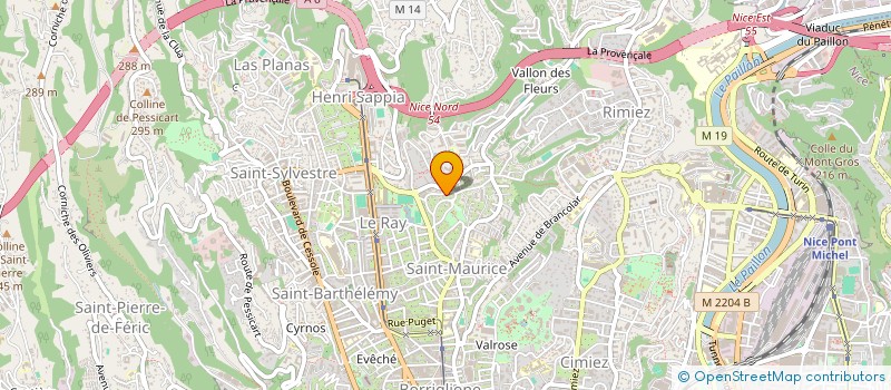 localisation de l'entreprise MADAME LAETITIA PONS  NICE