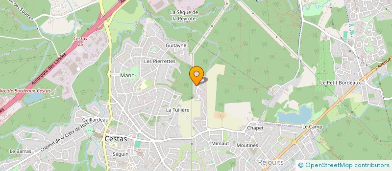 localisation de l'entreprise MADAME LAETITIA PONS  CESTAS