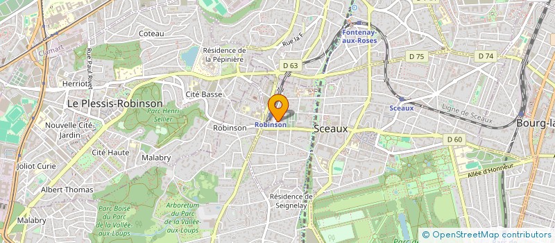 localisation de l'entreprise MADAME LAETITIA PONTLEVY à FONTENAY-AUX-ROSES