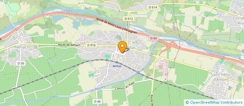 localisation de l'entreprise MADAME LAETITIA POROWSKI  MILLAS