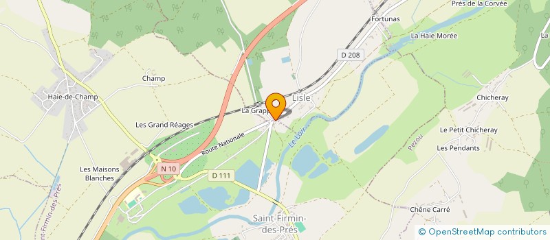 localisation de l'entreprise MADAME LAETITIA POTIER  SAINT-FIRMIN-DES-PRES