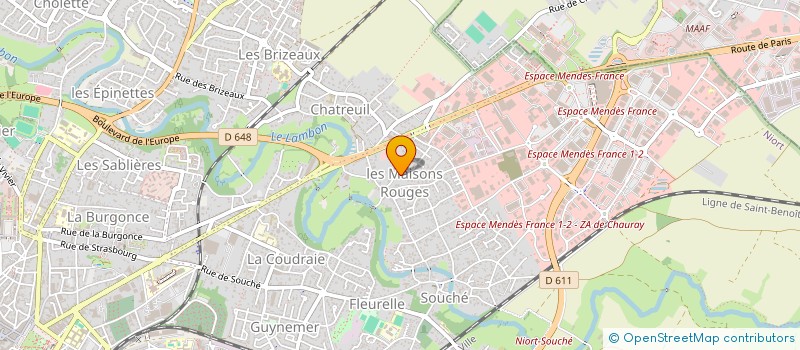 localisation de l'entreprise MADAME LAETITIA POTIRON  NIORT