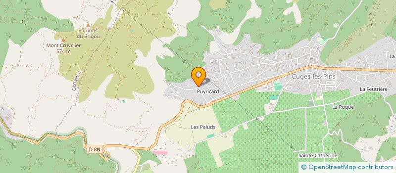 localisation de l'entreprise MADAME LAETITIA POUPENEY  CUGES-LES-PINS