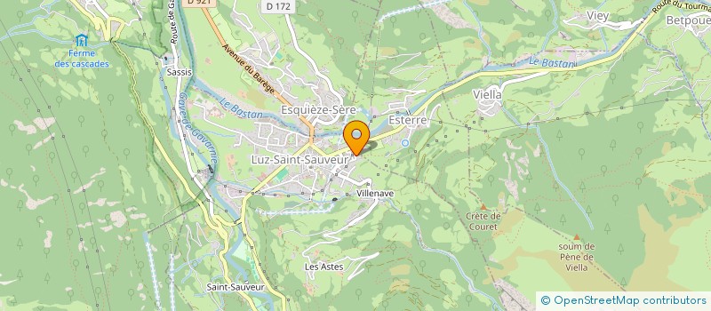 localisation de l'entreprise MADAME LAETITIA POURTET  LUZ-SAINT-SAUVEUR