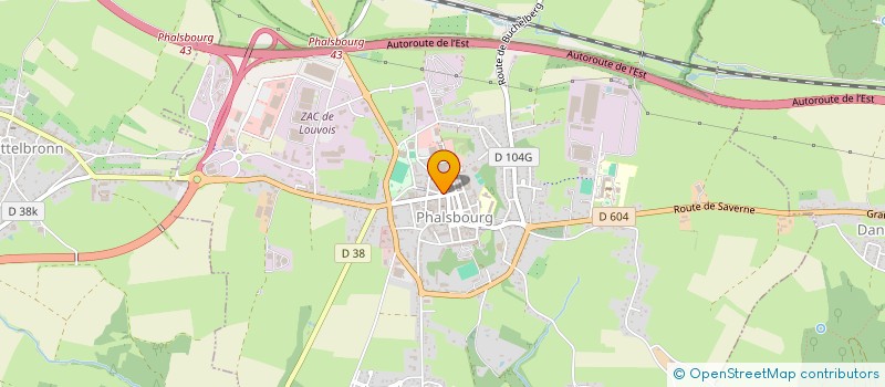 localisation de l'entreprise MADAME LAETITIA POUYON à PHALSBOURG