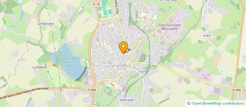 localisation de l'entreprise MADAME LAETITIA PRIER à LA FERTE MACE
